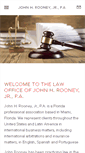 Mobile Screenshot of jrooneylaw.com