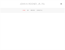 Tablet Screenshot of jrooneylaw.com